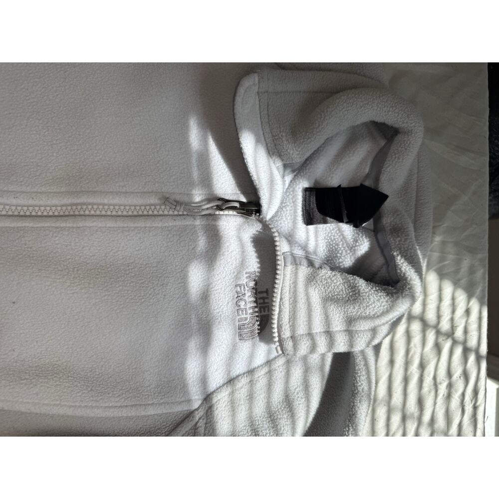The North Face Fleece Jacket Full Zip Gray Women XS Lightweight Cozy - Picture 5 of 15
